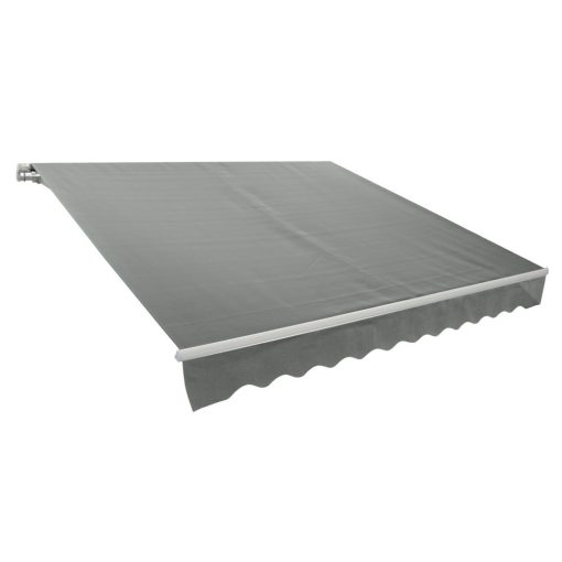 ROJAPLAST P4512 falra szerelhető napellenző - szürke - 3,95 x 2,5 m 