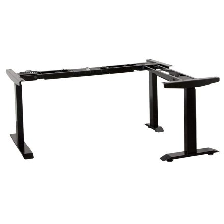 Elektromosan állítható magasságú asztalláb garnitúra L alakú asztalhoz
